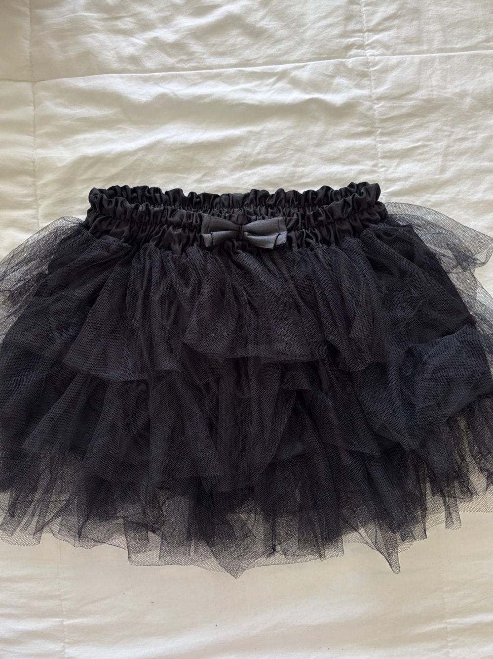 Hot Topic Black Tiered Tulle Tutu Mini Skirt - OS NWT